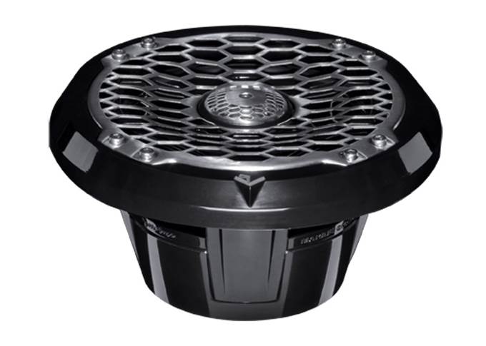 2) ROCKFORD FOSGATE M282B 8" 200W Black 2-Way Full-Range Marine/Boat Speakers