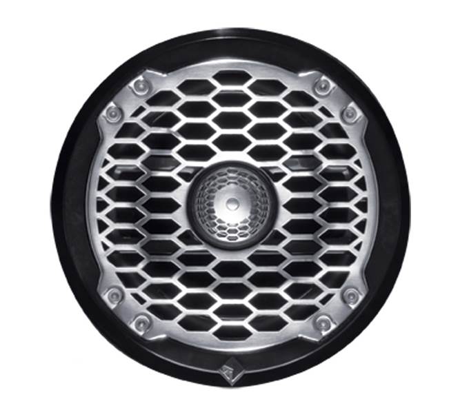 2) ROCKFORD FOSGATE M282B 8" 200W Black 2-Way Full-Range Marine/Boat Speakers