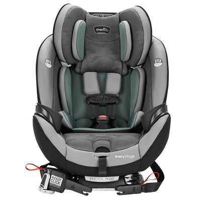 Evenflo EveryStage DLX All-in-1 Forward/Rear Facing Convertible Car Seat, Green