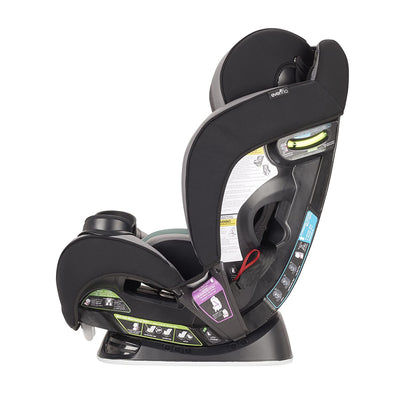 Evenflo EveryStage DLX All-in-1 Forward/Rear Facing Convertible Car Seat, Green