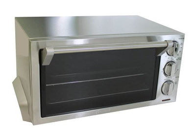 DeLonghi 1400W 0.5 cu. ft 6 Slice Toaster/Oven w/Broiler Non Stick -Broken Timer