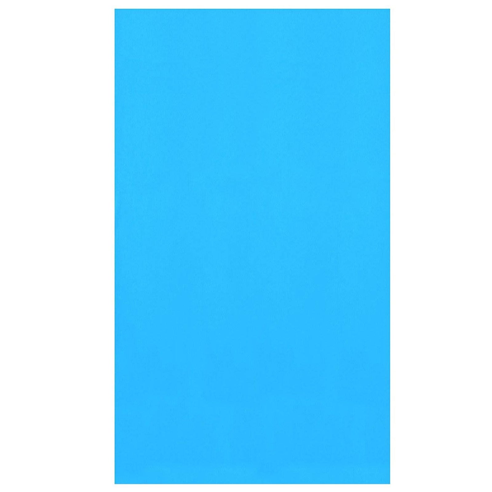 Swimline 15 Ft Solid Blue Round Above Ground Swimming Pool Overlap Liner (Used) - VMInnovations