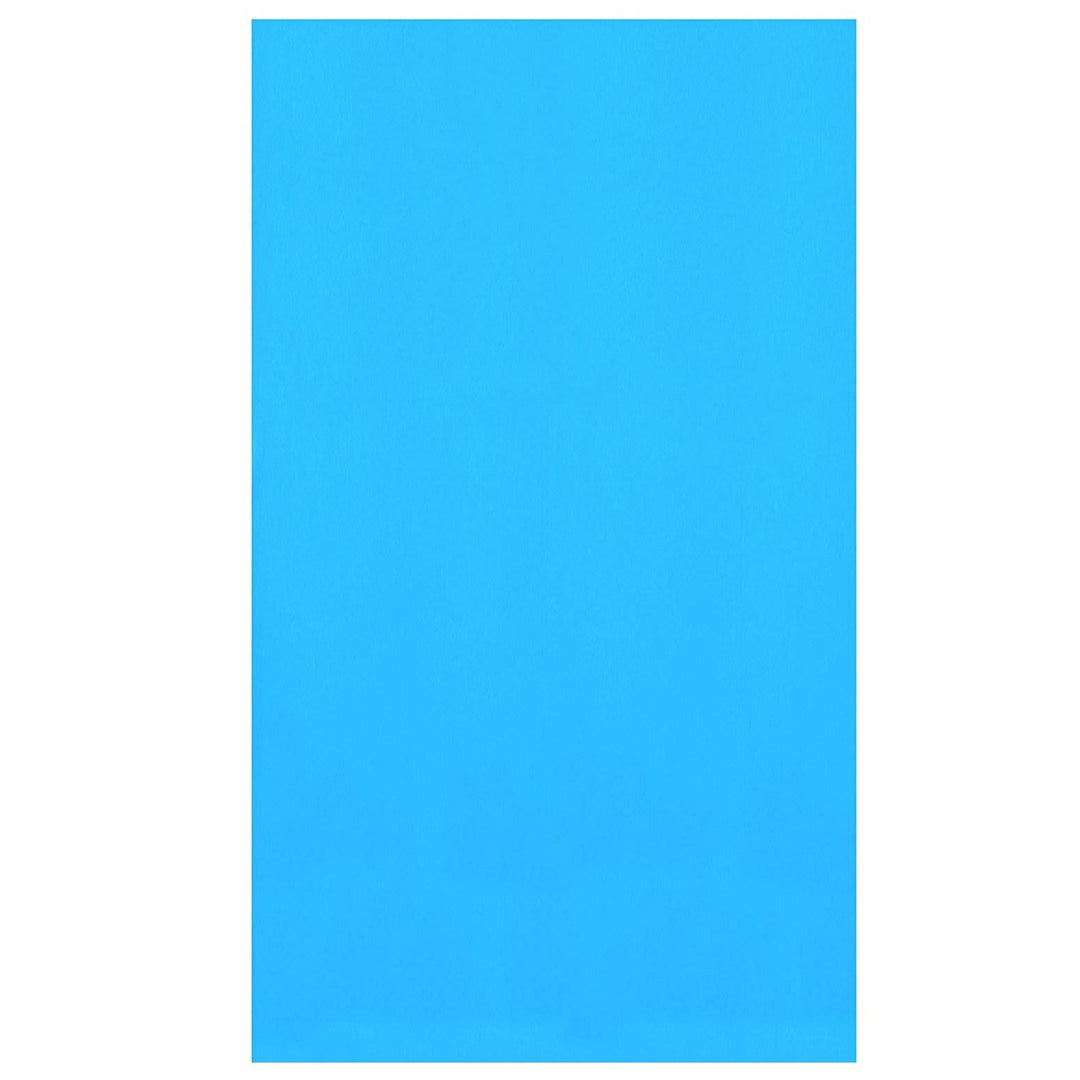 Swimline 15' Round Above Ground Swimming Pool Overlap Liner, Solid Blue
