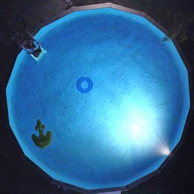 Swimline 24' Solid Blue Round Above Ground Swimming Pool Overlap Liner (Used) - VMInnovations