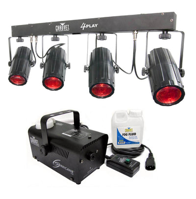 Chauvet DJ PLAY LED DMX Novelty Light Bar Effect System + H700 Fog/Smoke Machine