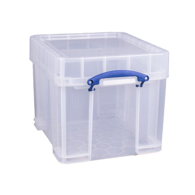 Really Useful Box 35 Liter Storage Container w/Lid & Clip Lock Handle (Open Box)