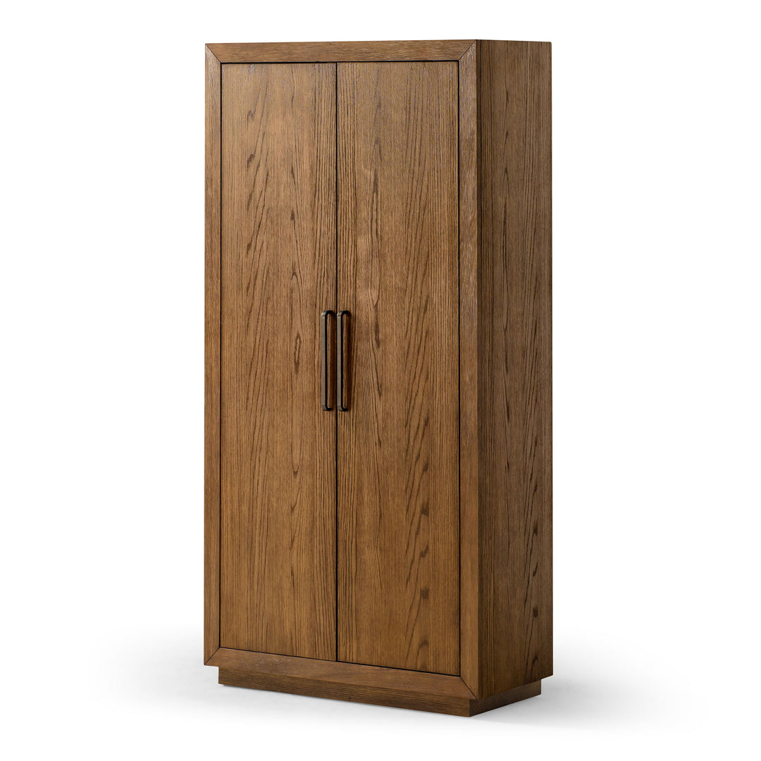 Maven Lane Uma Contemporary Wooden Cabinet in Refined Brown Finish (Open Box) - VMInnovations