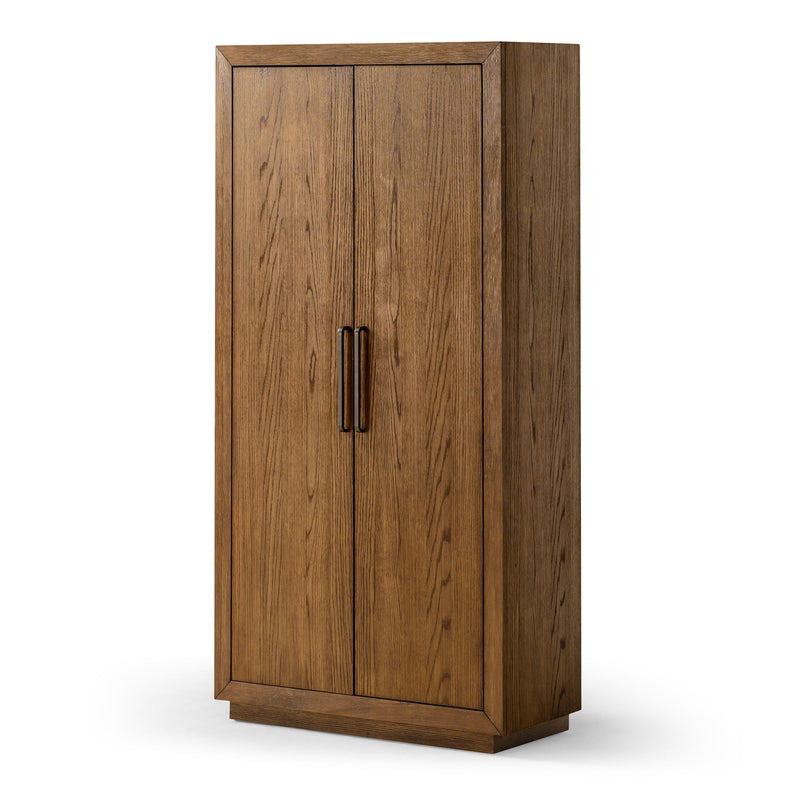Maven Lane Uma Contemporary Wooden Cabinet in Refined Brown Finish