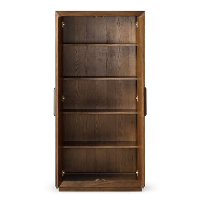 Maven Lane Uma Contemporary Wooden Cabinet in Refined Brown Finish (Open Box) - VMInnovations