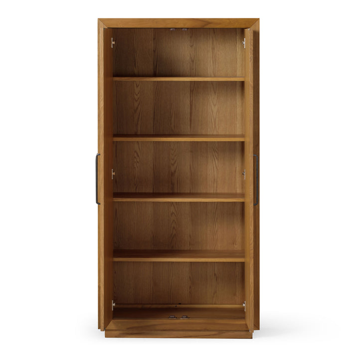 Maven Lane Uma Contemporary Wooden Cabinet in Refined Natural Finish