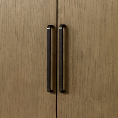 Maven Lane Uma Contemporary Wooden Cabinet in Refined Grey Finish