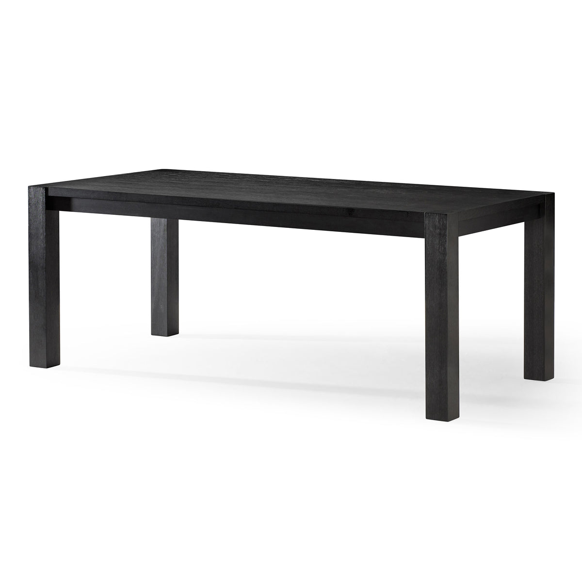 Maven Lane Cleo Contemporary Wooden Dining Table in Refined Black Finish (Used)