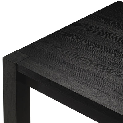 Maven Lane Cleo Contemporary Wooden Dining Table in Black Finish (For Parts)