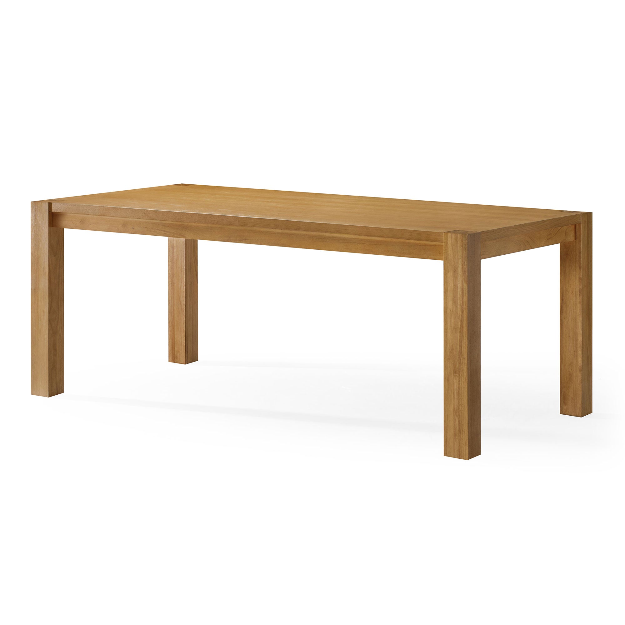 Maven Lane Cleo Wooden Dining Table in Refined Natural Finish (Damaged)