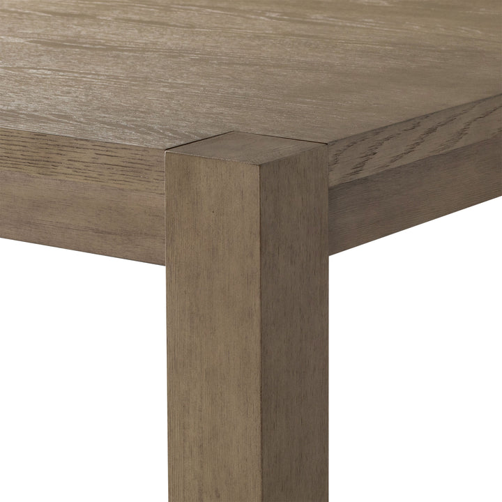 Maven Lane Cleo Contemporary Wooden Dining Table in Refined Grey Finish (Used)