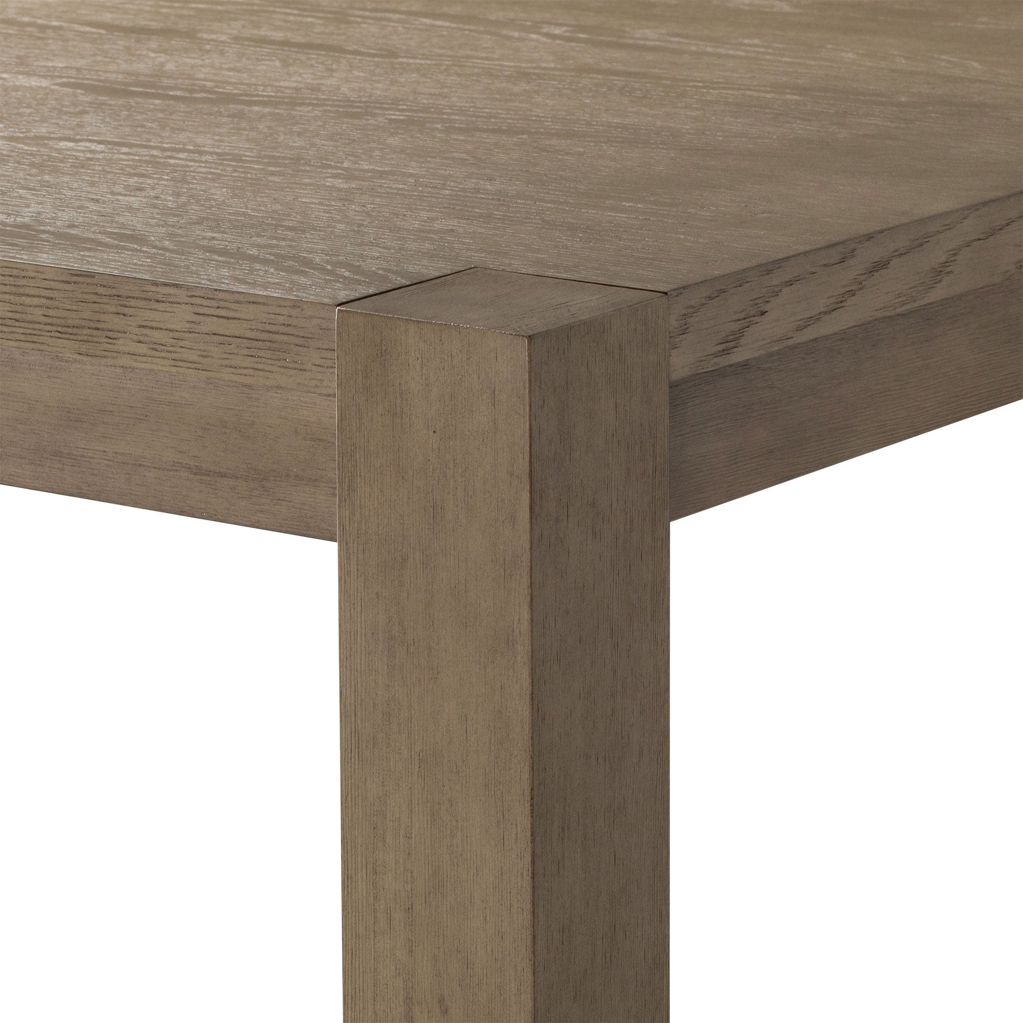 Maven Lane Cleo Contemporary Wooden Dining Table in Refined Grey Finish (Used)