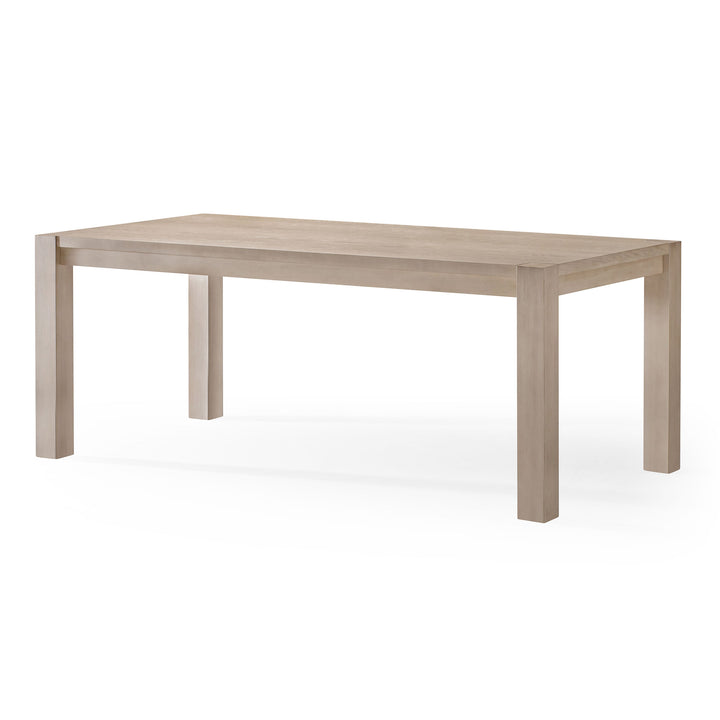 Maven Lane Cleo Contemporary Wooden Dining Table in Refined White Finish (Used)