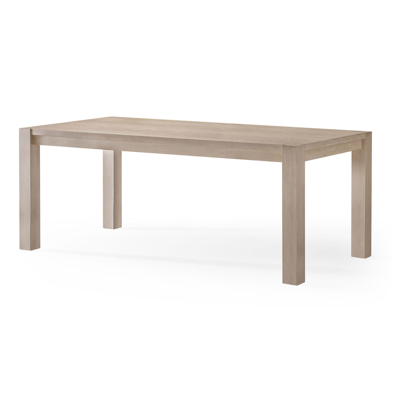 Maven Lane Cleo Contemporary Wooden Dining Table in Refined White Finish