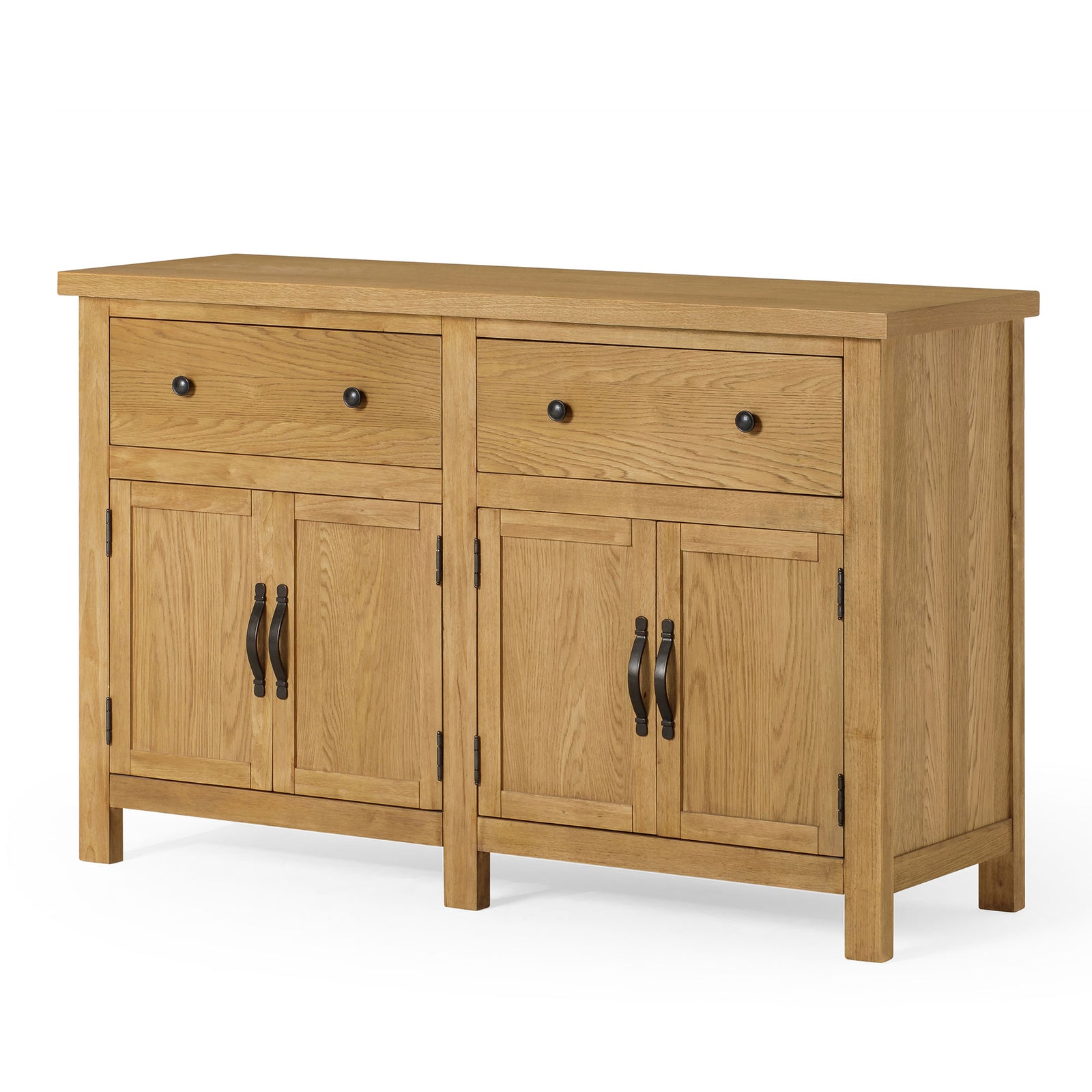 Maven Lane Felix Rustic Wooden Sideboard in Weathered Natural Finish - VMInnovations