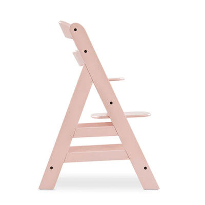 hauck Alpha+ Grow Along Wooden Highchair, Beechwood, Rose Finish (Open Box)