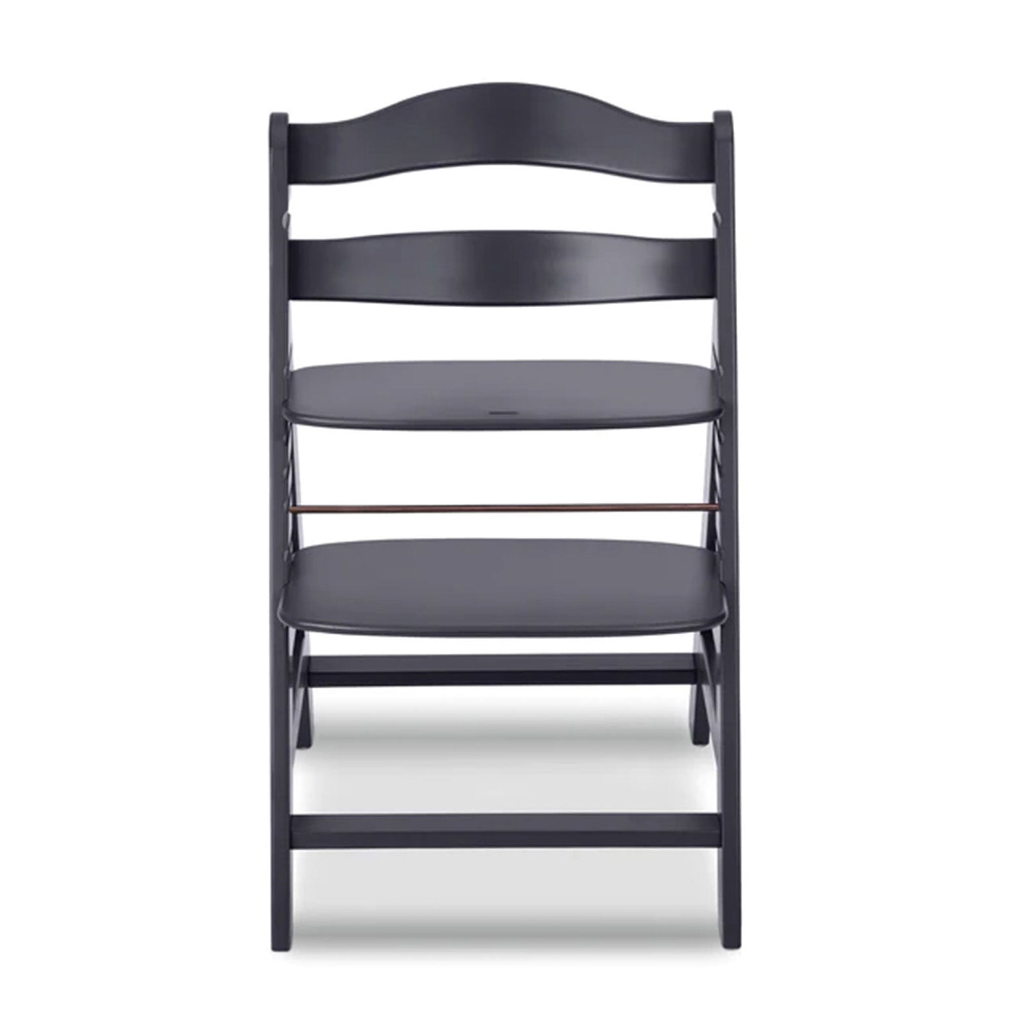 hauck Alpha+ Grow Along Seat Adjustable Wooden Chair Beechwood, Dark Grey Finish - VMInnovations