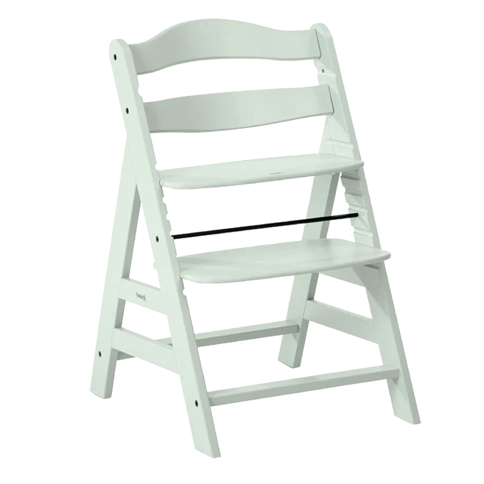 hauck Alpha+ Grow Along Adjustable Wooden Highchair, Beechwood, Mint (Open Box) - VMInnovations