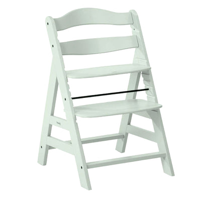 hauck Alpha+ Grow Along Adjustable Wooden Highchair, Beechwood, Mint (Open Box) - VMInnovations