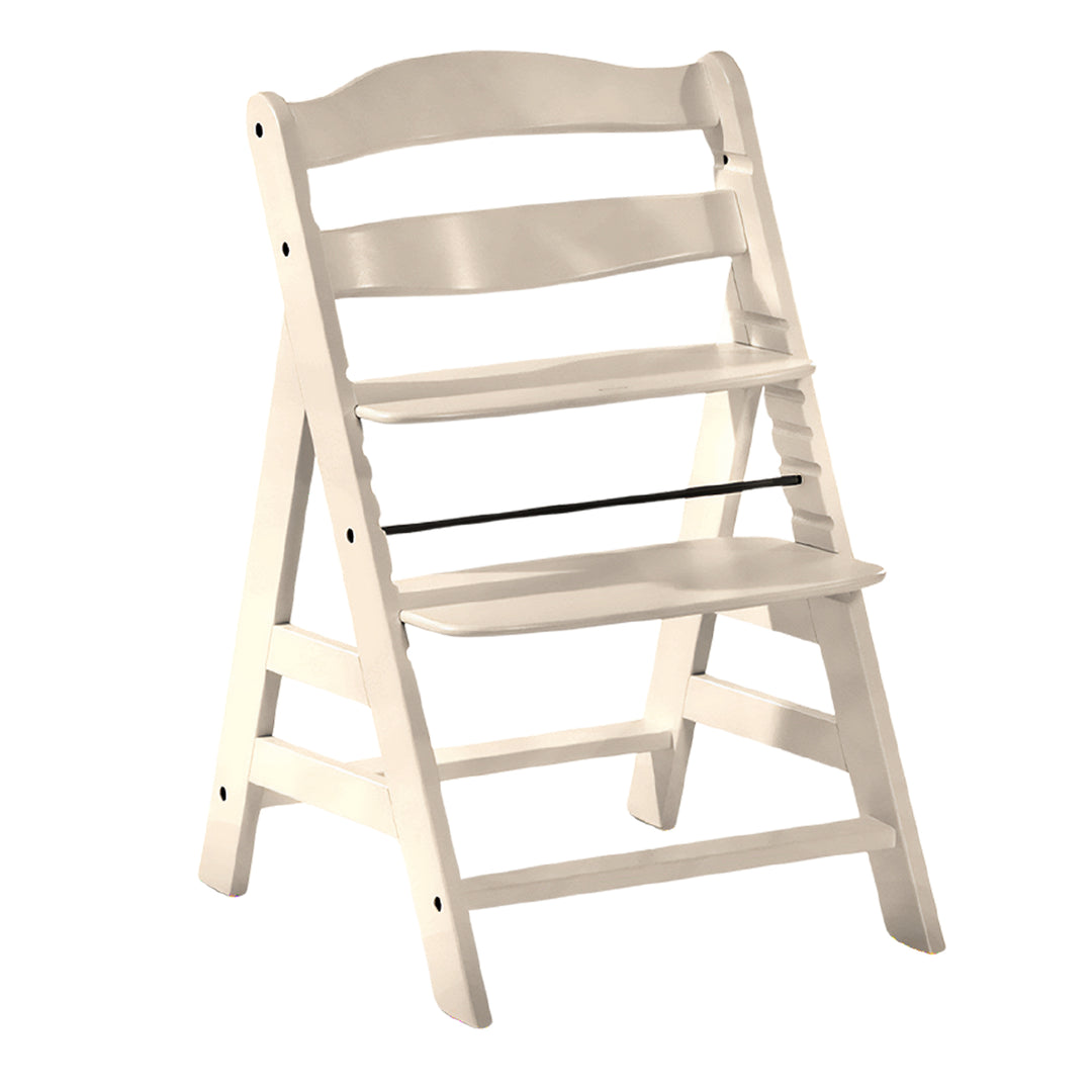 hauck Alpha+Grow Adjustable Wooden Highchair, Beechwood,Vanilla Finish(Open Box) - VMInnovations