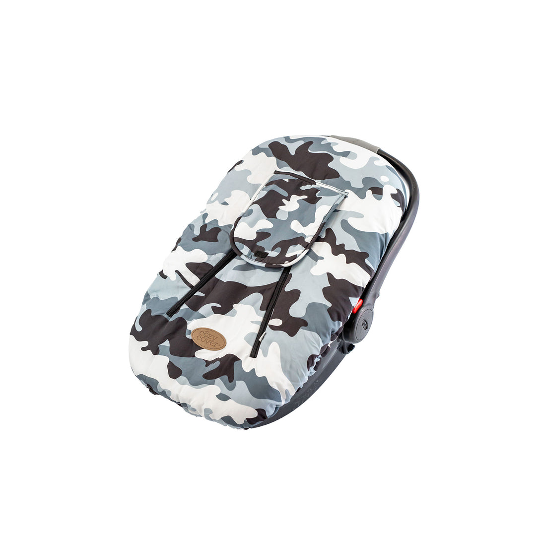 CozyBaby Original Infant Car Seat Cover w/ Dual Zippers, Camo (Open Box) - VMInnovations