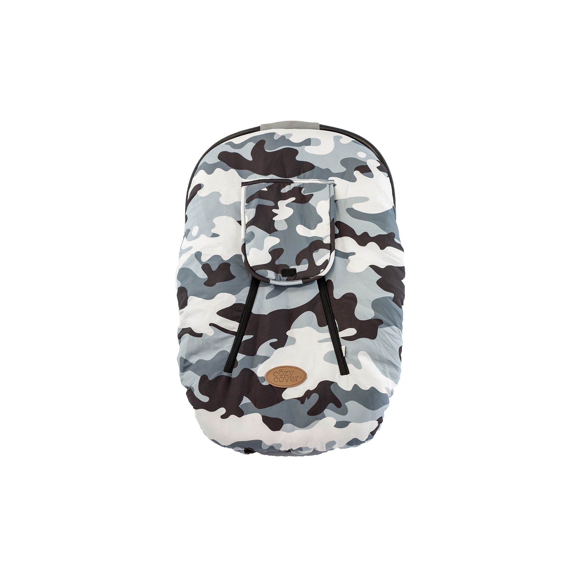 CozyBaby Original Infant Car Seat Cover w/ Dual Zippers & Elastic Edge, Camo - VMInnovations