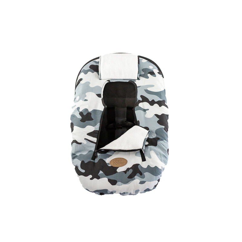 CozyBaby Original Infant Car Seat Cover w/ Dual Zippers, Camo (Open Box)