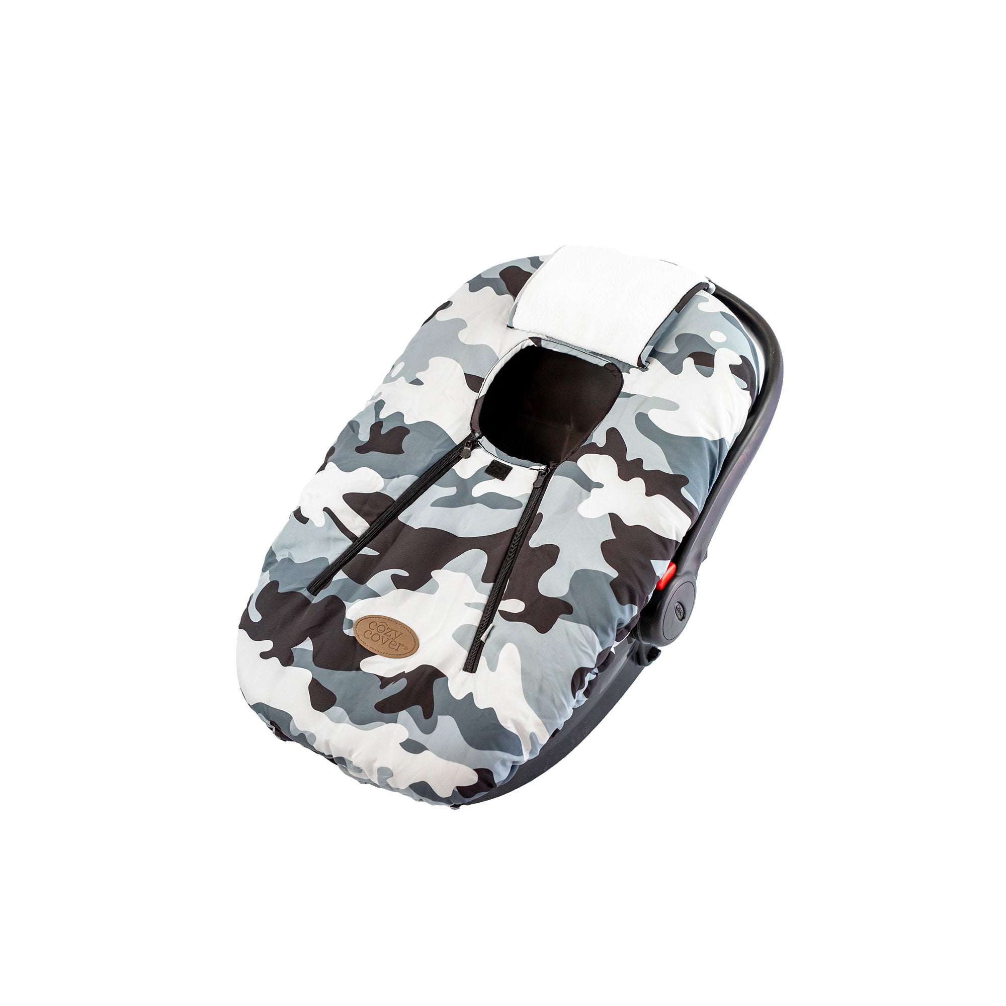 CozyBaby Original Infant Car Seat Cover w/ Dual Zippers, Camo (Open Box) - VMInnovations