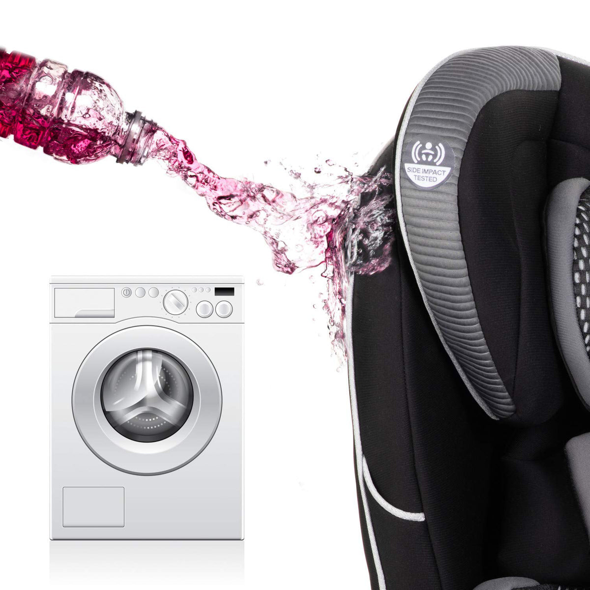 Evenflo EveryFit 39312376 4 in 1 Convertible Car Seat, 10 and Under, Olympus - VMInnovations