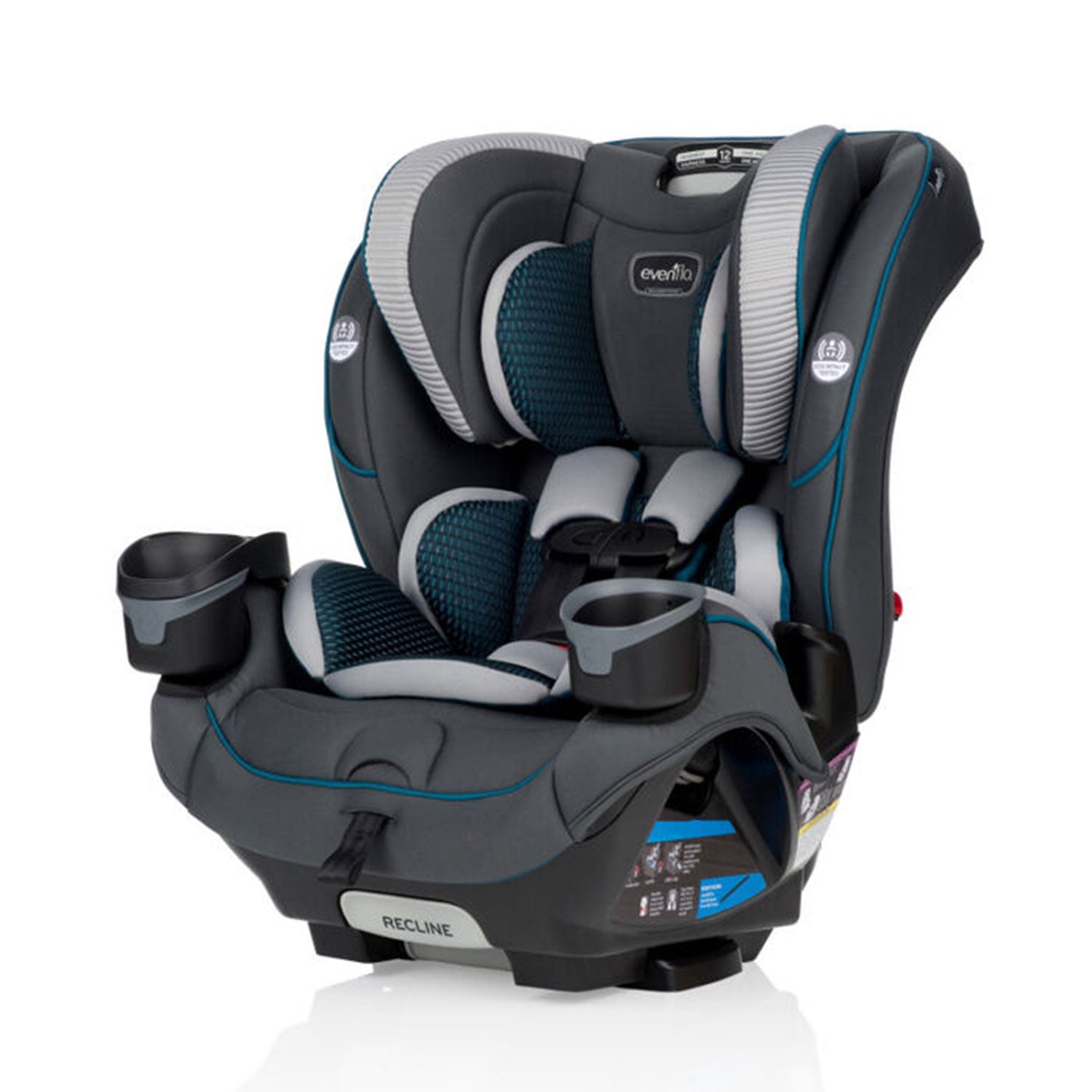 Evenflo EveryFit 39312379 4 in 1 Convertible Car Seat, 10 and Under, Sawyer