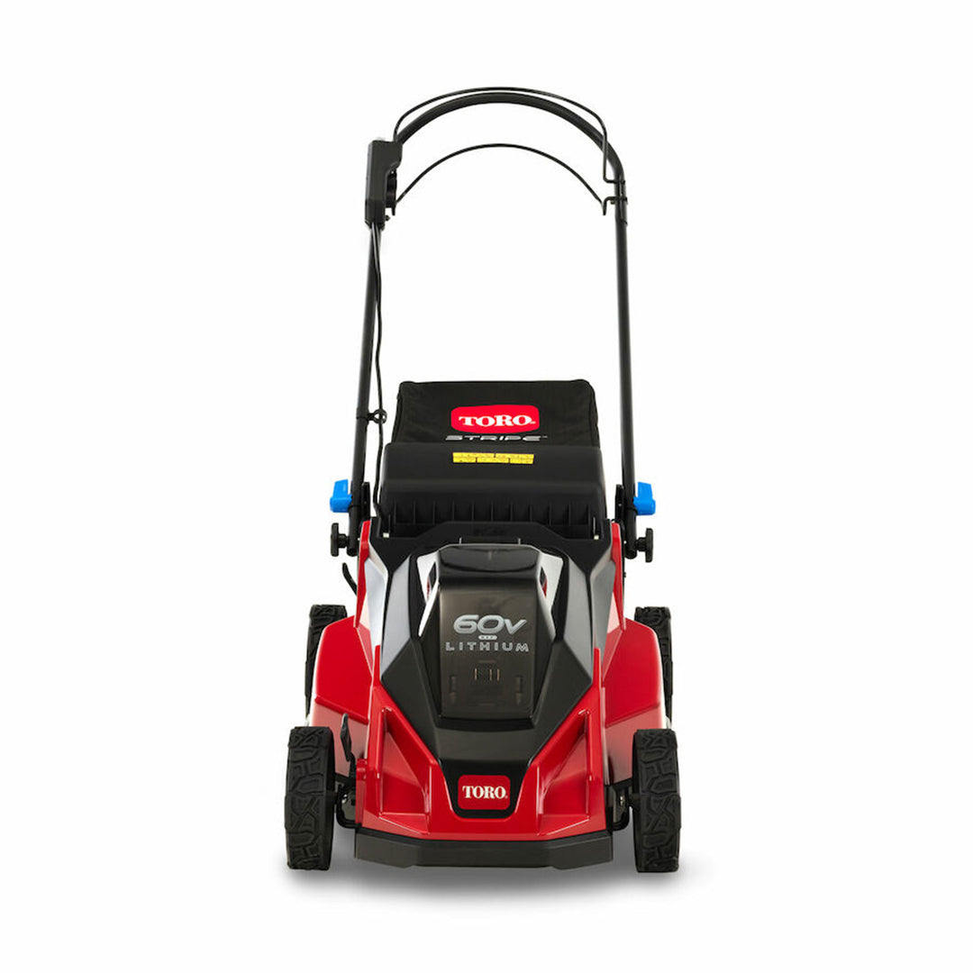 Toro Foldable 60-Volt 21" Stripe Electric Self Propelled Lawn Mower(Open Box)