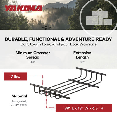 YAKIMA 18" Extension for LoadWarrior Rooftop Cargo Basket, Black (Used)