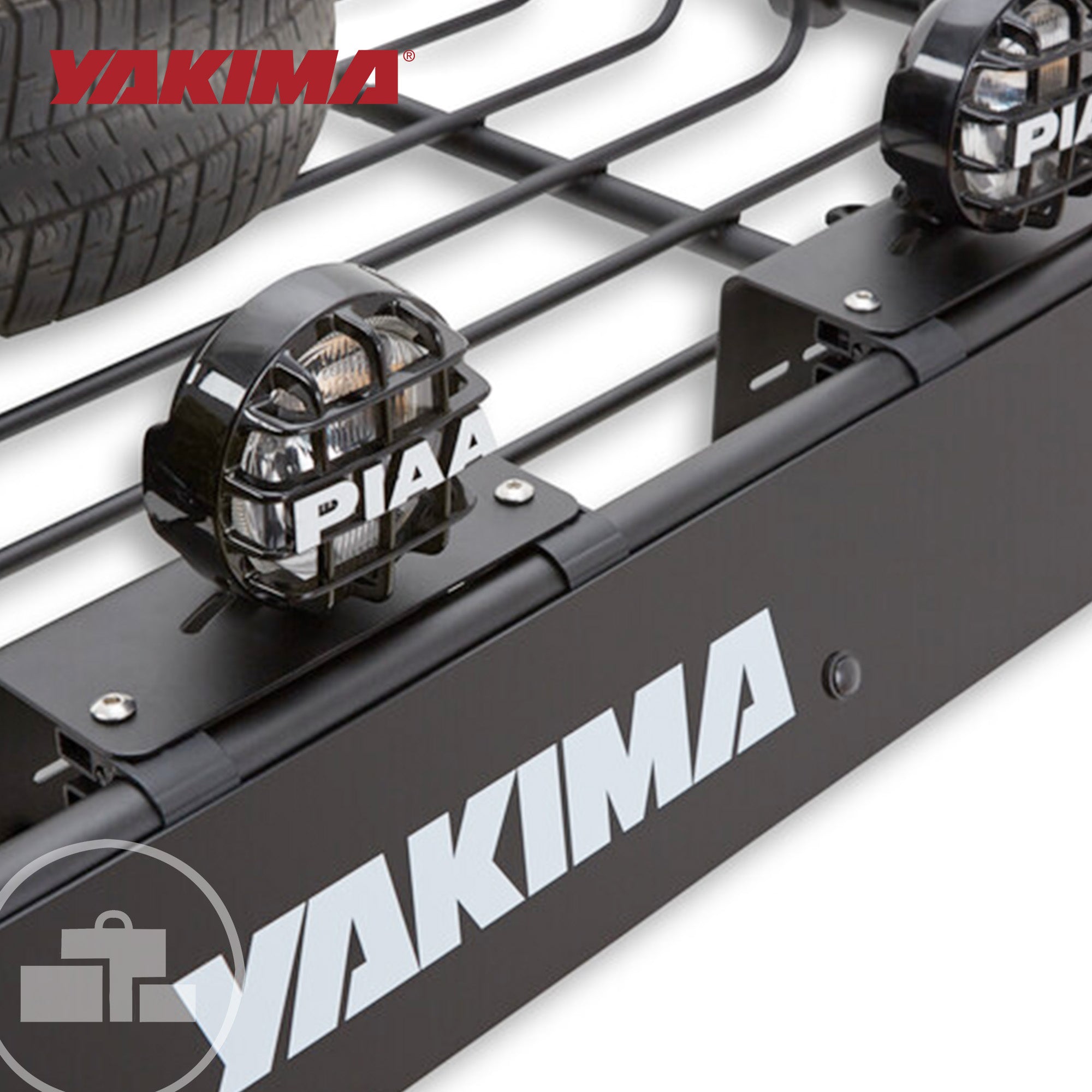 Yakima Light Brackets Heavy Duty Steel Light Mount for Warrior Baskets(Open Box)