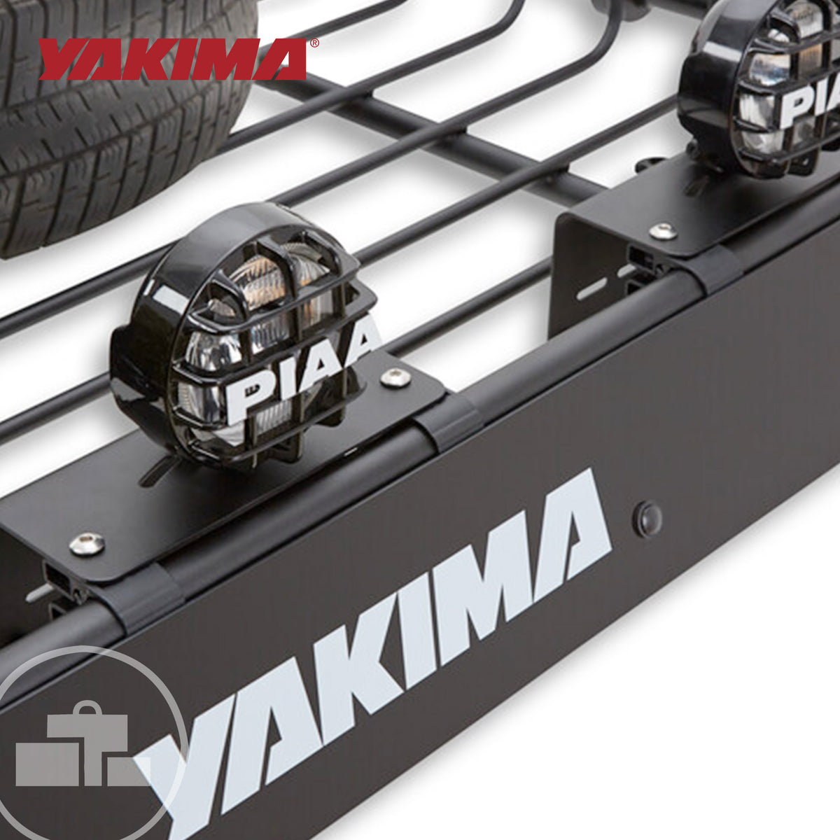 Yakima Light Brackets Heavy Duty Steel Light Mount for Warrior Baskets(Open Box)
