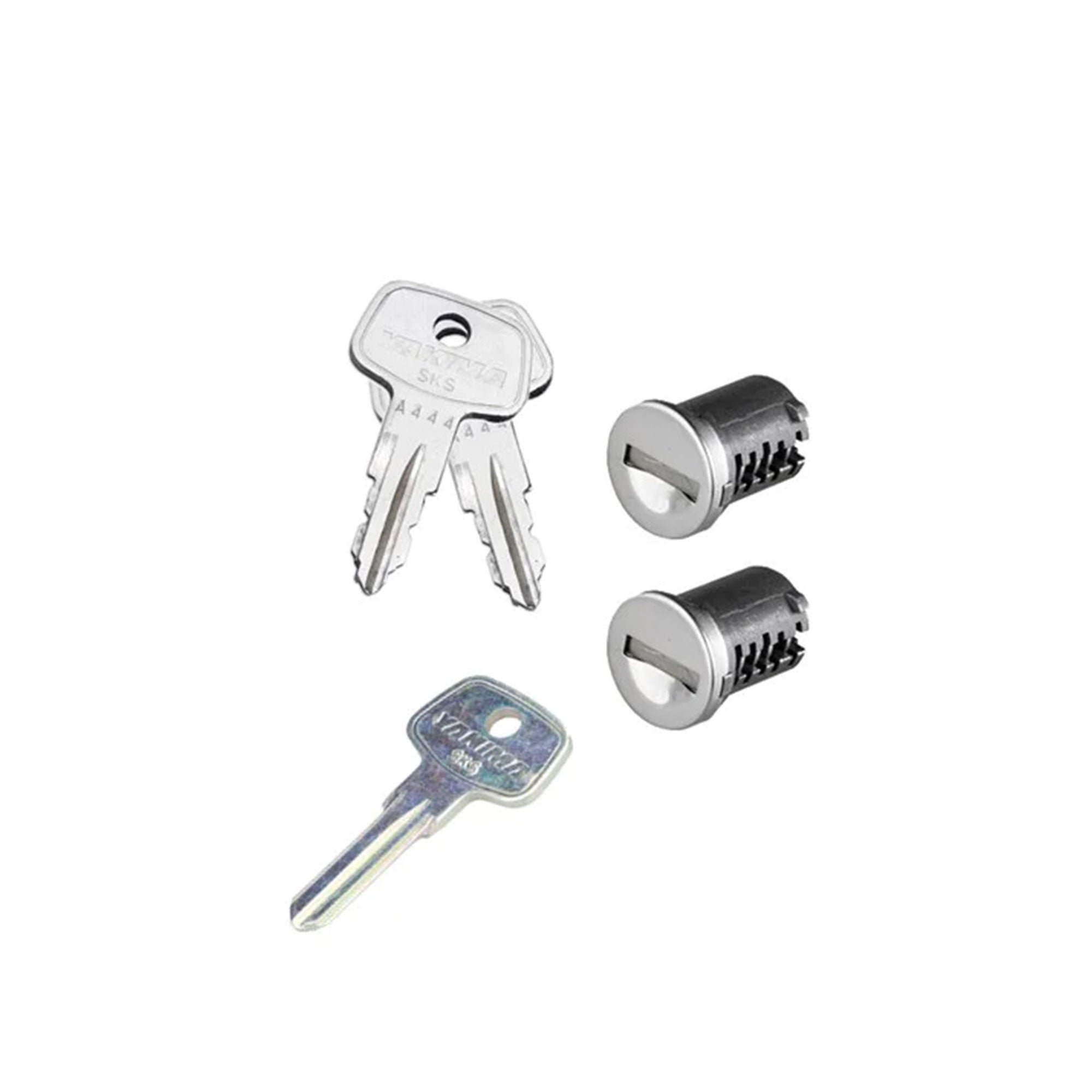 Yakima Car Rack System SKS Lock Cylinder Core Kit with Key (2 Pack) (Open Box) - VMInnovations