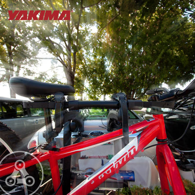 Yakima RidgeBack Tilt Away Hitch 2 Bike Rack and TubeTop Hitch Mounted Adapter
