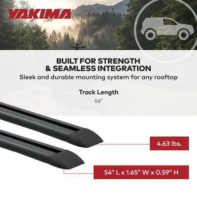 Yakima Tracks 54 in. Roof Rack System Compatible & Skyline Towers (Open Box) - VMInnovations