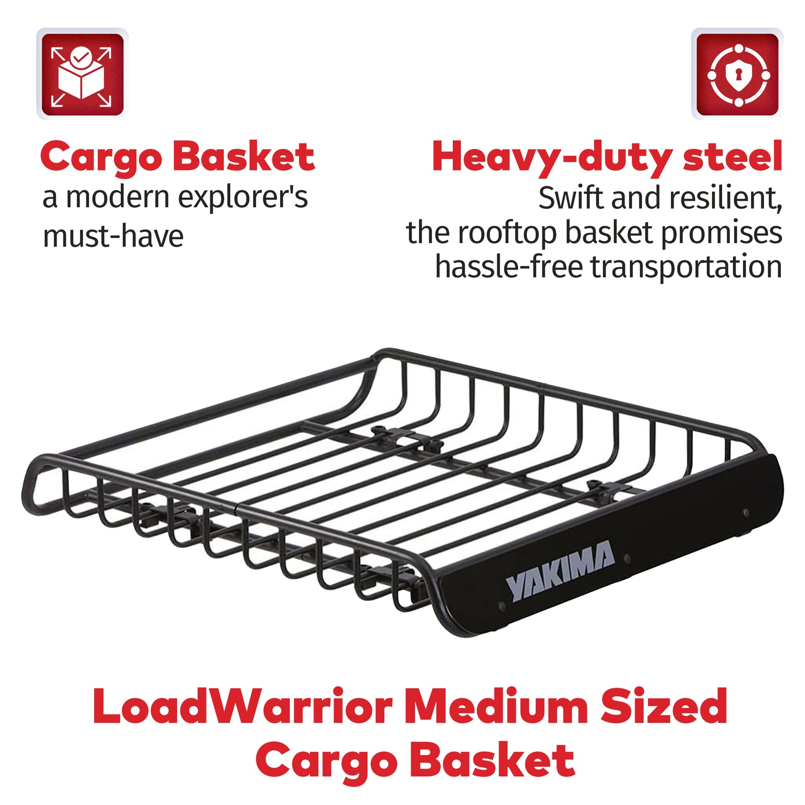 Yakima LoadWarrior Medium Sized Cargo Basket For All Yakima Crossbars(For Parts) - VMInnovations