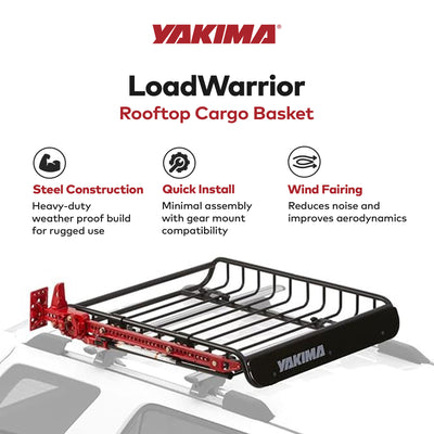 Yakima LoadWarrior Medium Sized Cargo Basket For All Yakima Crossbars(For Parts)