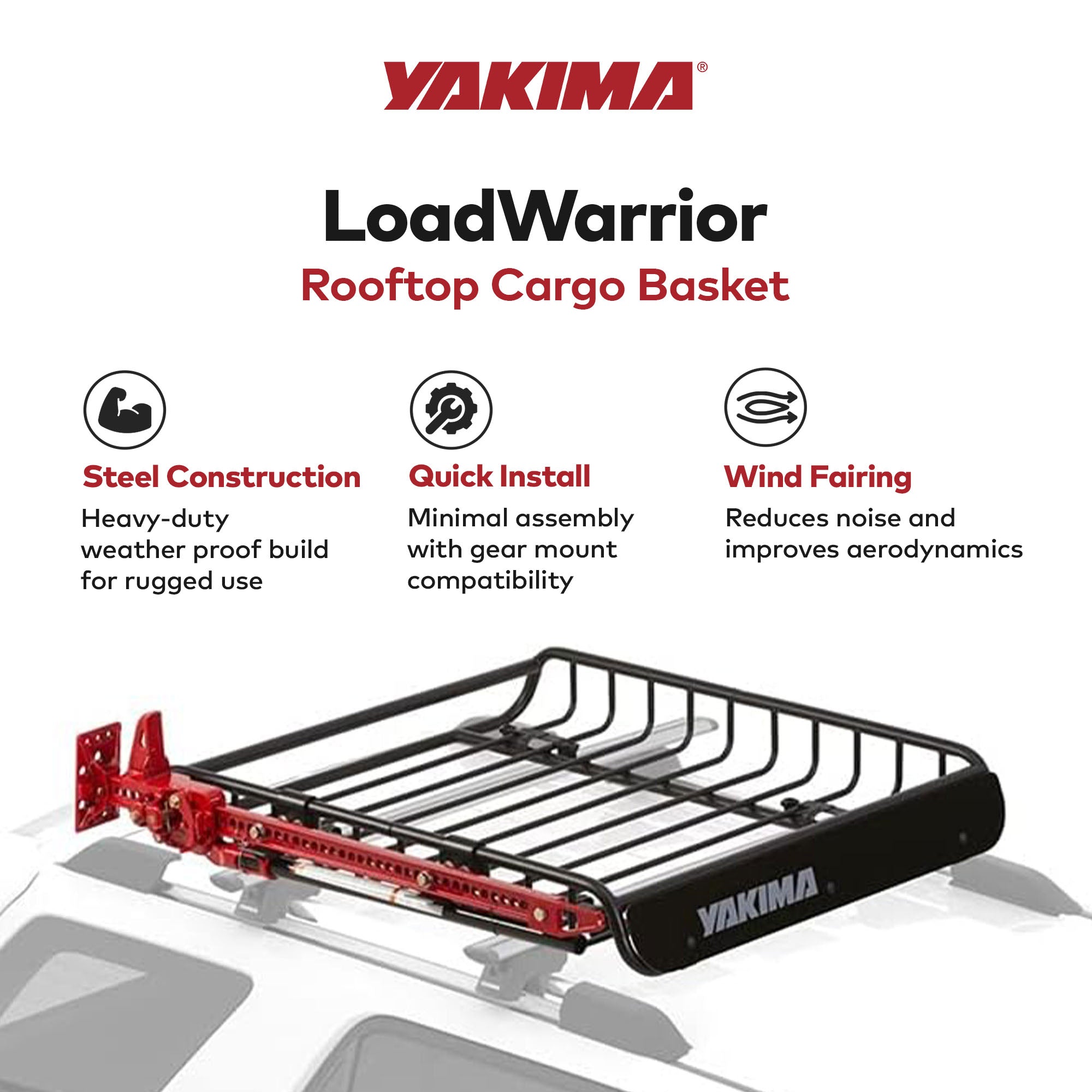 Yakima LoadWarrior Medium Sized Cargo Basket For All Yakima Crossbars(For Parts) - VMInnovations