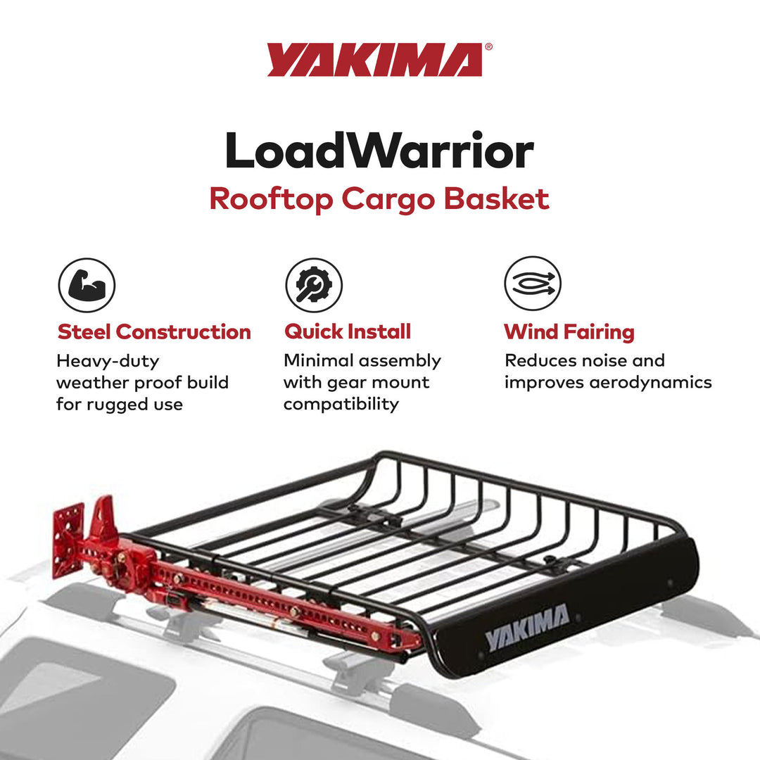 Yakima LoadWarrior Medium Cargo Basket;All Yakima StreamLine Crossbars(Open Box)