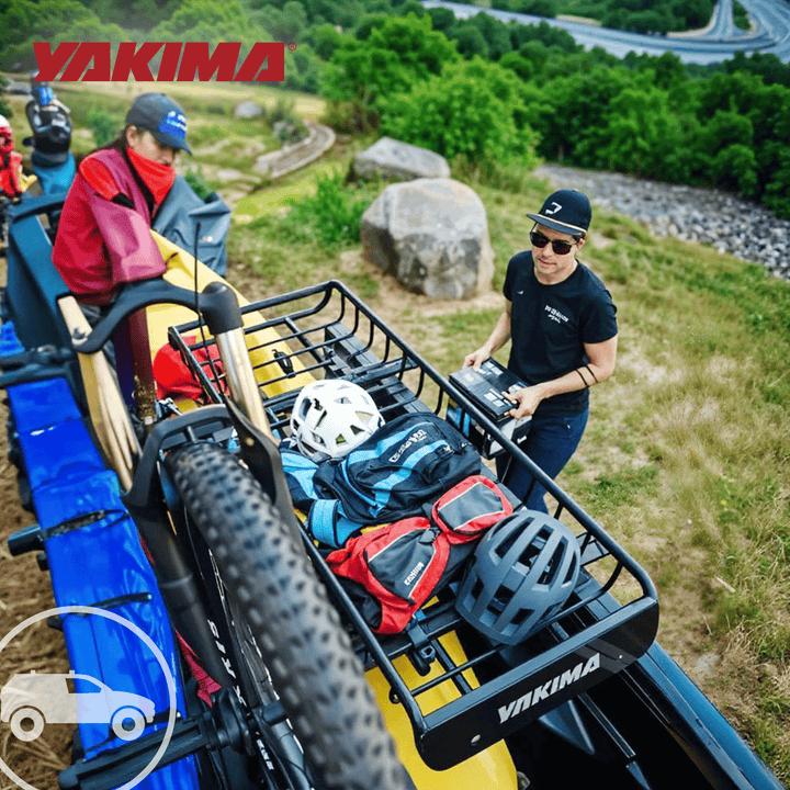 YAKIMA Locking Brackets for Securing Rooftop Warrior Baskets, Set of 2(Open Box)