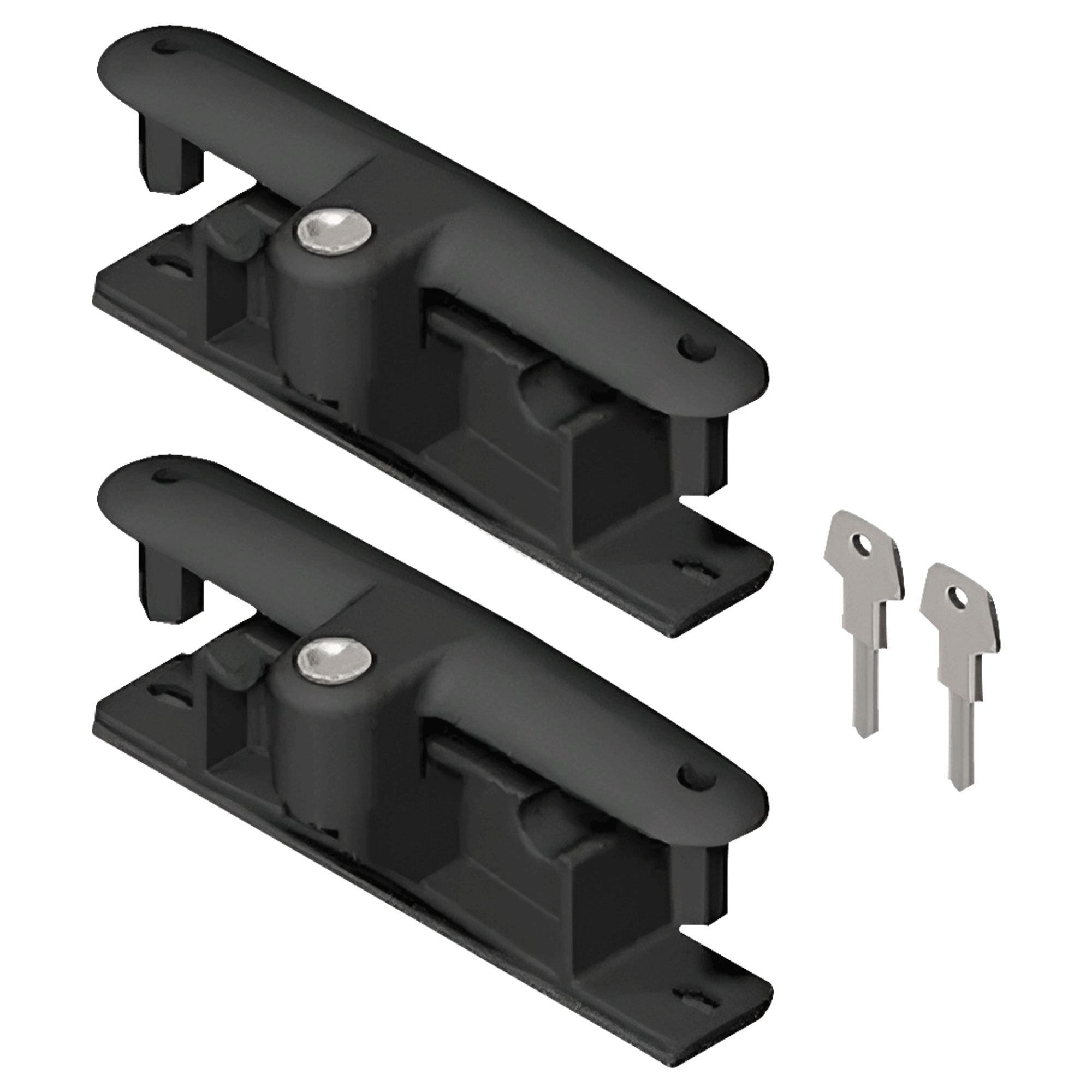 YAKIMA Locking Brackets for Securing Rooftop Warrior Baskets, Set of 2(Open Box) - VMInnovations