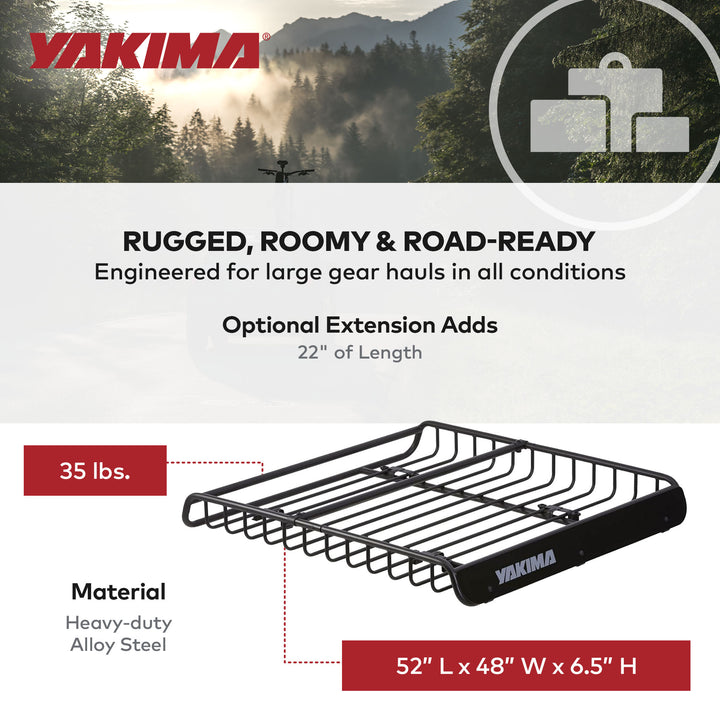 Yakima Large Sized Cargo Basket For All Yakima StreamLine Crossbars (Open Box)