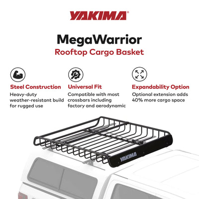 Yakima Large Sized Cargo Basket For All Yakima StreamLine Crossbars (Open Box) - VMInnovations