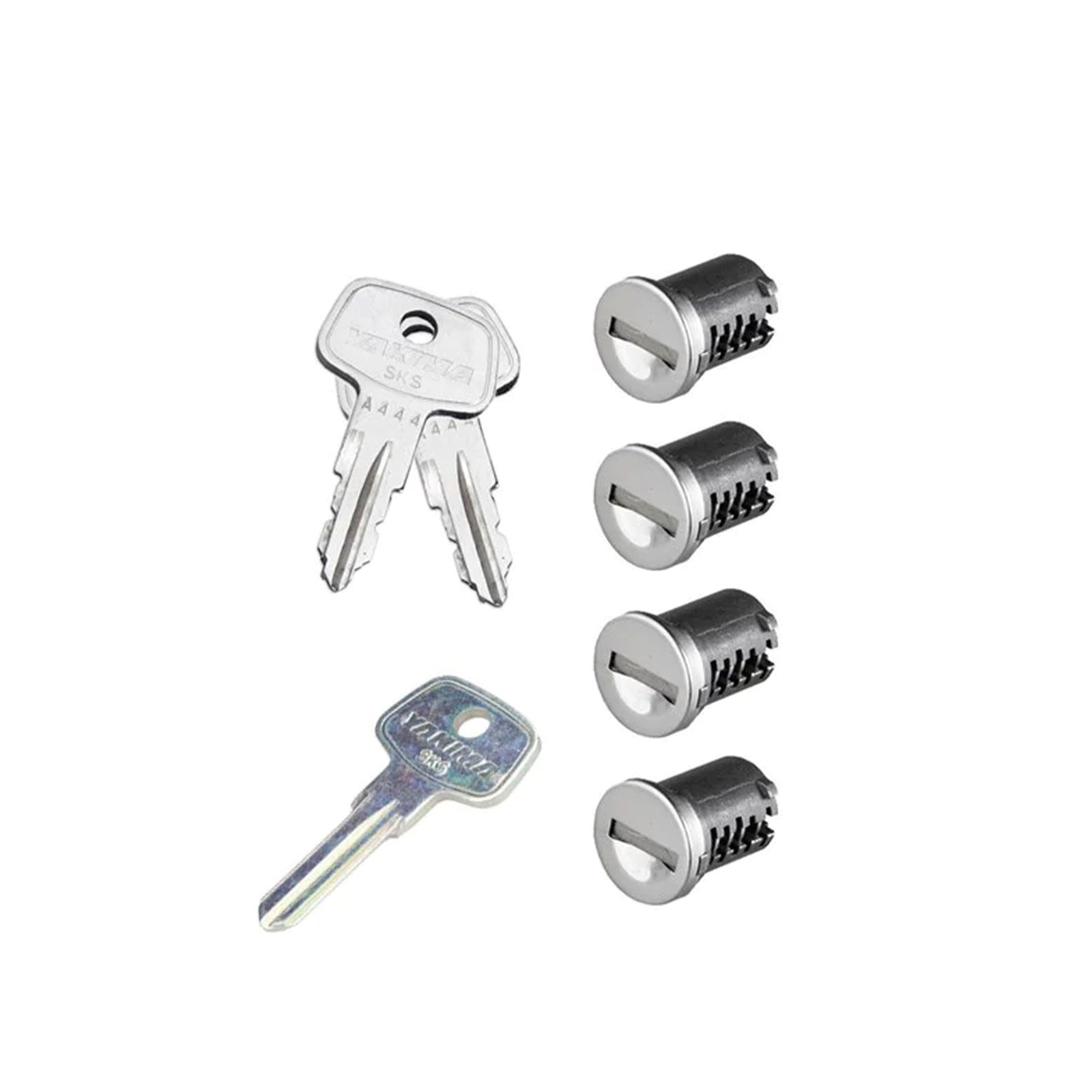 Yakima Car Rack System SKS Lock Cylinder Core Kit with Key (4 Pack) (Open Box) - VMInnovations